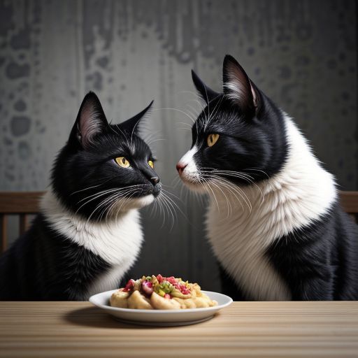 Chó mèo ăn cùng nhau