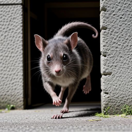 Chuột chạy vào nhà